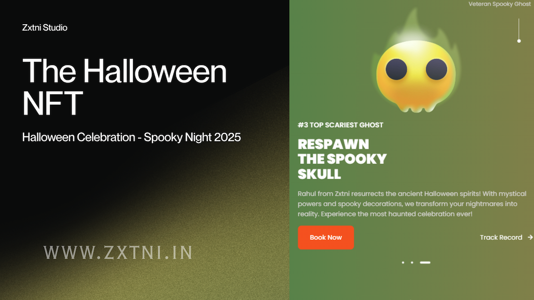 Halloween NFT - Landing Page